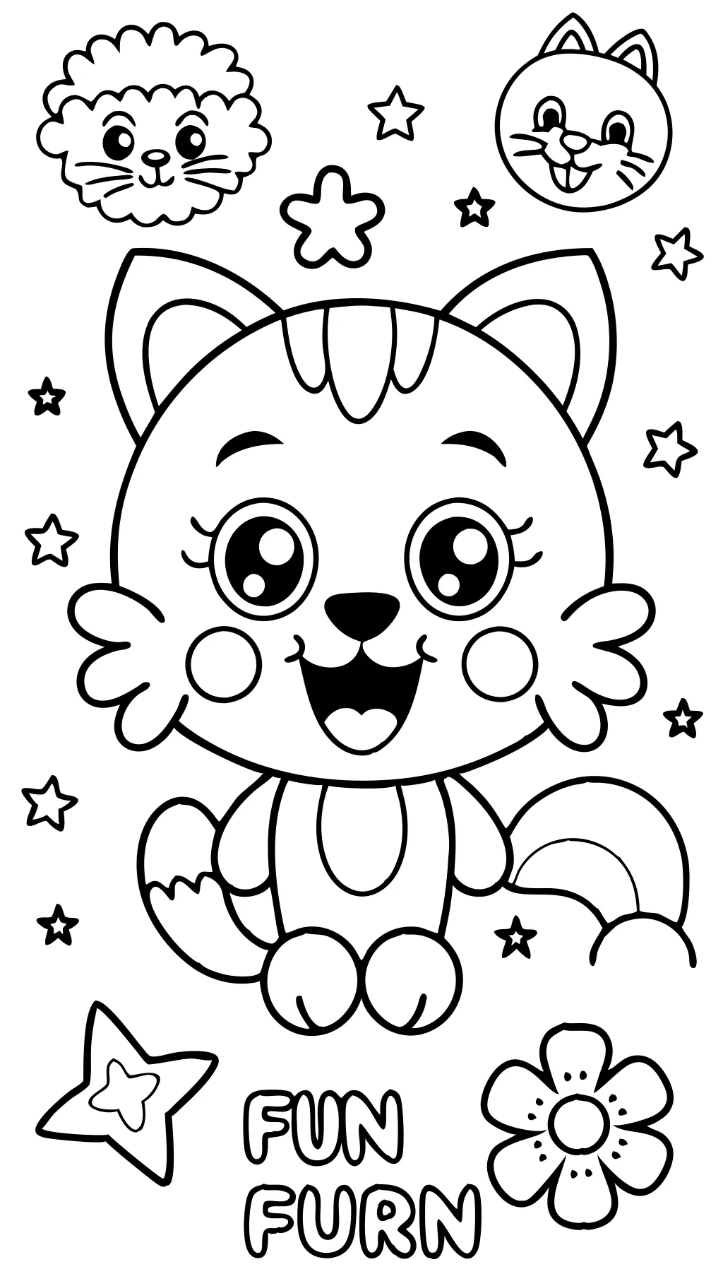 easy fun coloring pages